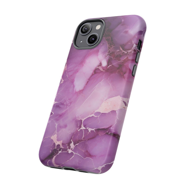 Purple Marble Tough Phone Case