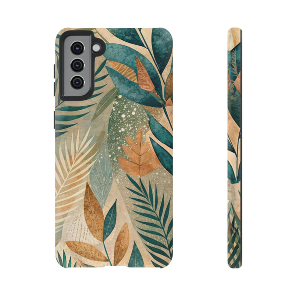 Boho Leaves Tough Phone Case