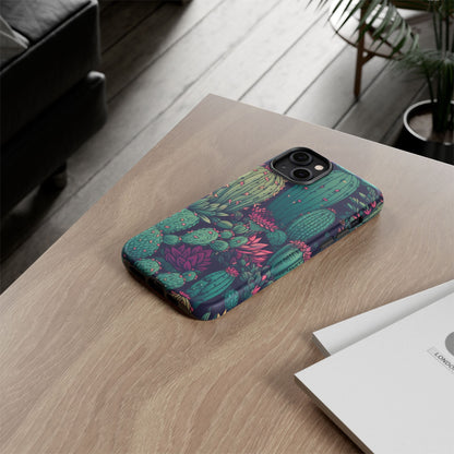 Succulent Garden Tough Phone Case – Bold & Stylish Protection for Plant Lovers