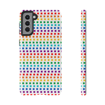 Rainbow on white -  Tough Case