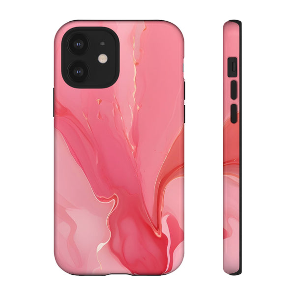 Pink Marble Tough Phone Case