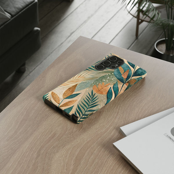 Boho Leaves Tough Phone Case