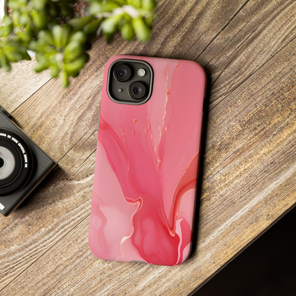 Pink Marble Tough Phone Case