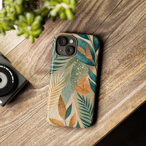 Boho Leaves Tough Phone Case