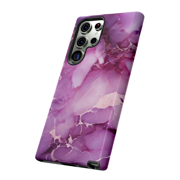 Purple Marble Tough Phone Case