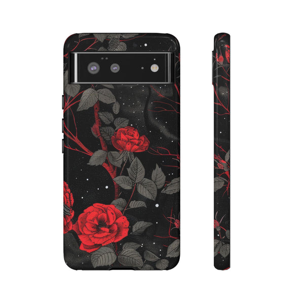 Dark Red Roses  - Tough Phone Case