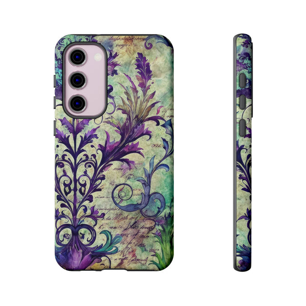 Purple Swirly Fun Tough Phone Case