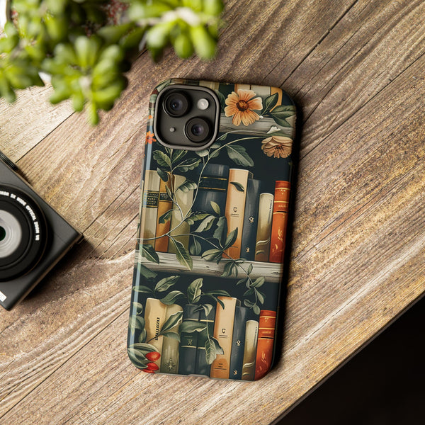 Moody Books Tough Phone Case