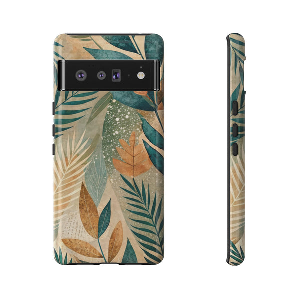 Boho Leaves Tough Phone Case