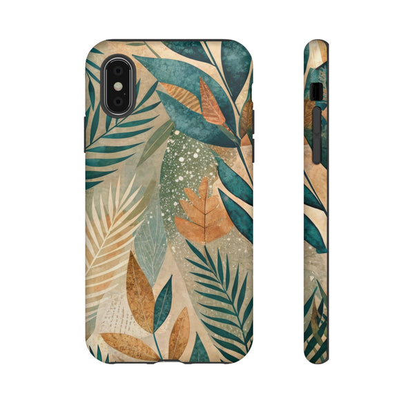 Boho Leaves Tough Phone Case