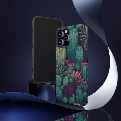 Succulent Garden Tough Phone Case – Bold & Stylish Protection for Plant Lovers