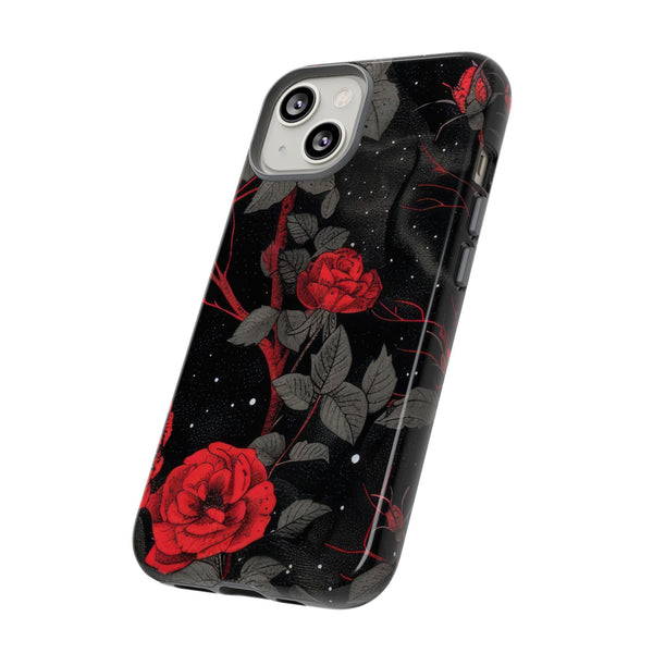 Dark Red Roses  - Tough Phone Case