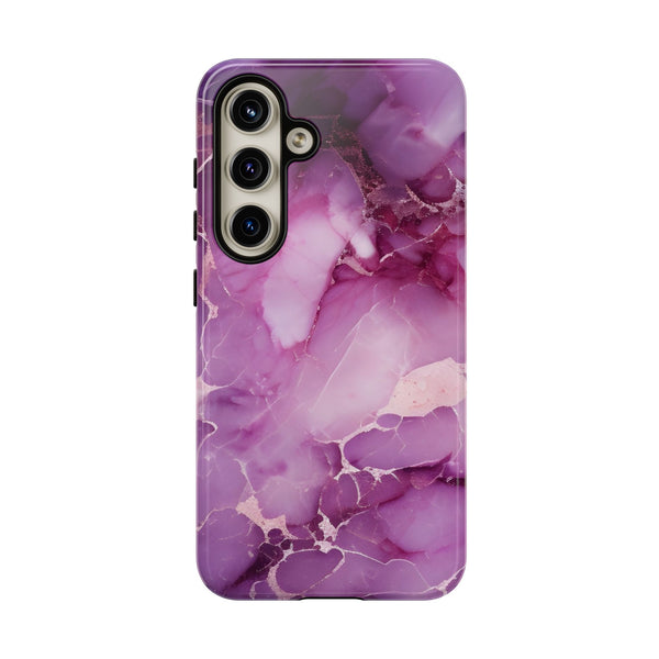 Purple Marble Tough Phone Case