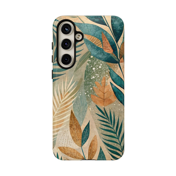 Boho Leaves Tough Phone Case