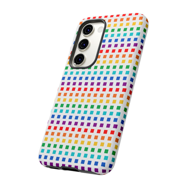 Rainbow on white -  Tough Case