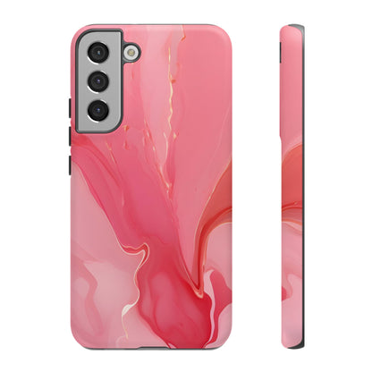 Pink Marble Tough Phone Case