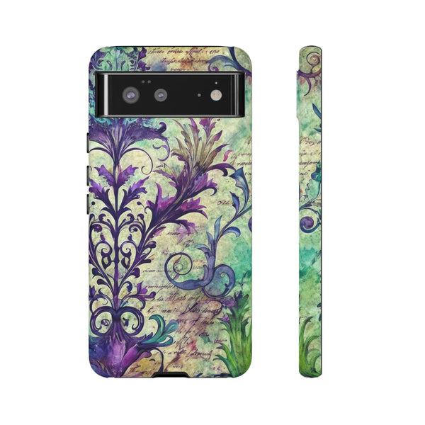 Purple Swirly Fun Tough Phone Case