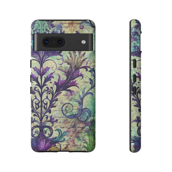 Purple Swirly Fun Tough Phone Case