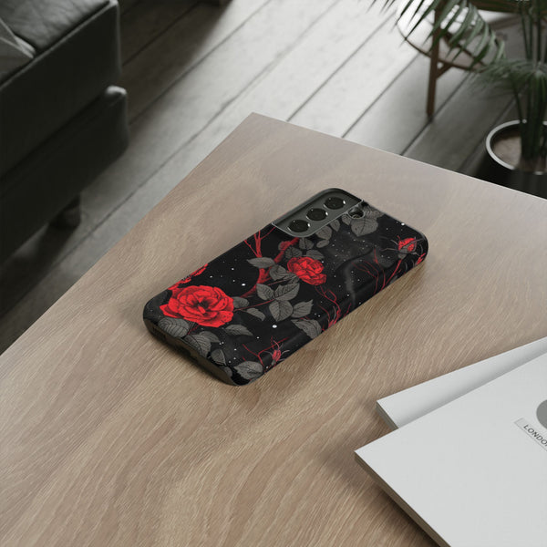 Dark Red Roses  - Tough Phone Case