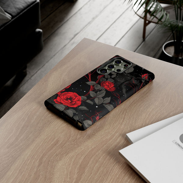 Dark Red Roses  - Tough Phone Case