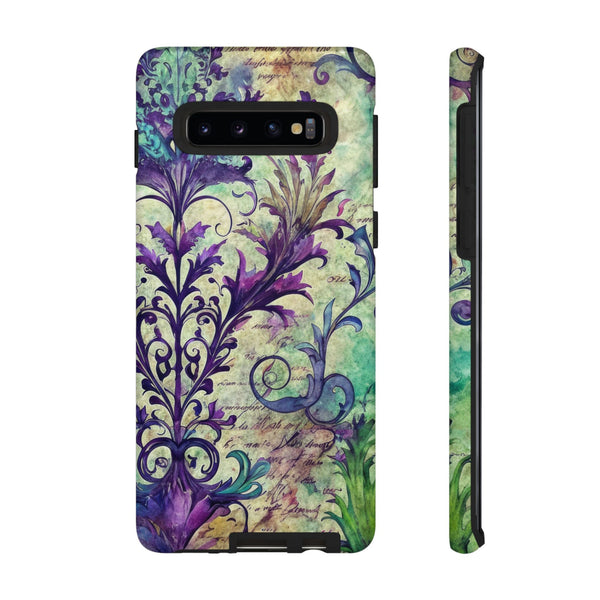 Purple Swirly Fun Tough Phone Case