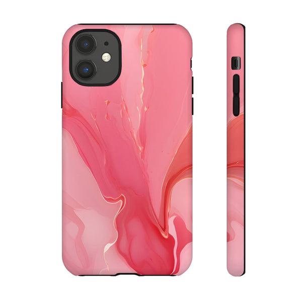 Pink Marble Tough Phone Case