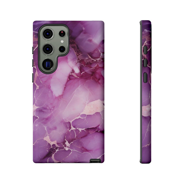 Purple Marble Tough Phone Case