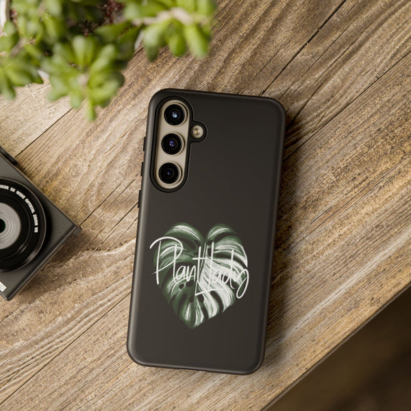 Monstera Albo Plant Lady  - Tough Phone Case