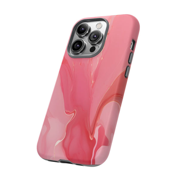 Pink Marble Tough Phone Case