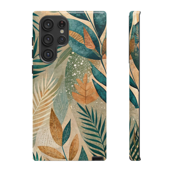 Boho Leaves Tough Phone Case