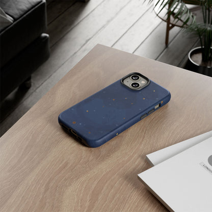 Subtle Navy Florals  - Tough Phone Case