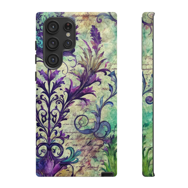 Purple Swirly Fun Tough Phone Case