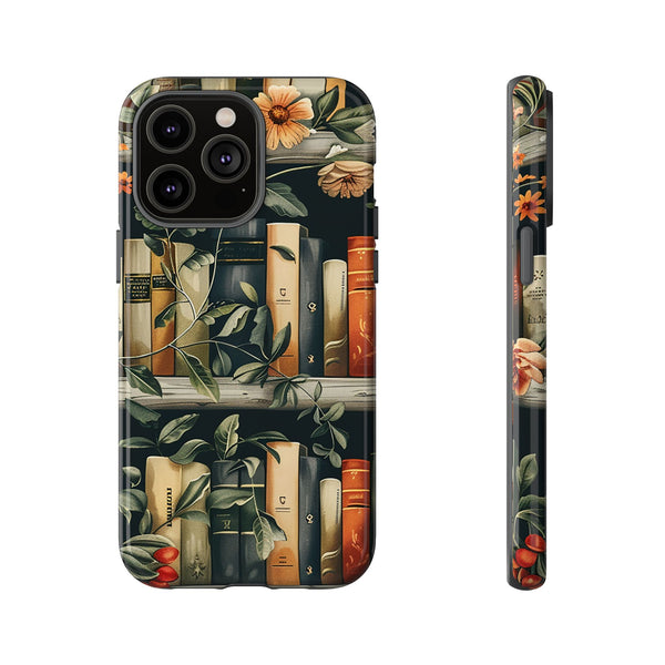 Moody Books Tough Phone Case