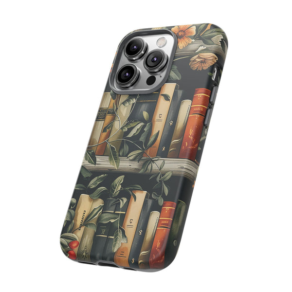 Moody Books Tough Phone Case