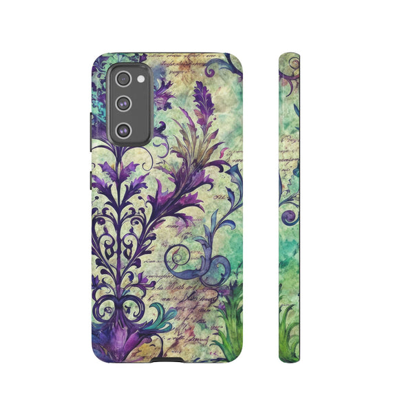 Purple Swirly Fun Tough Phone Case