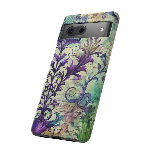 Purple Swirly Fun Tough Phone Case