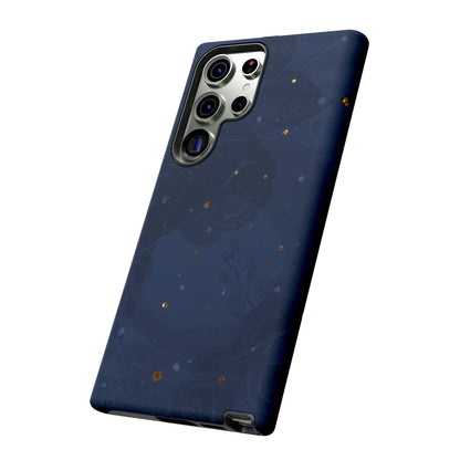 Subtle Navy Florals  - Tough Phone Case