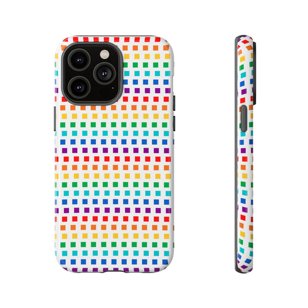 Rainbow on white -  Tough Case