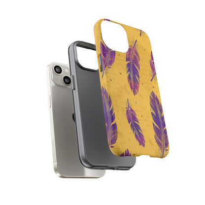 Purple Feathers  - Tough Phone Case