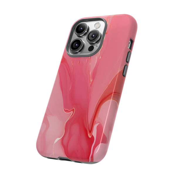 Pink Marble Tough Phone Case