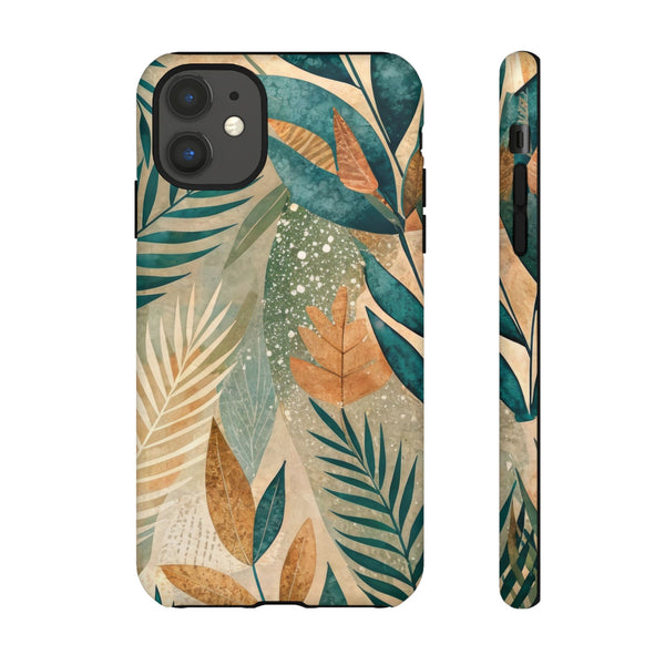 Boho Leaves Tough Phone Case