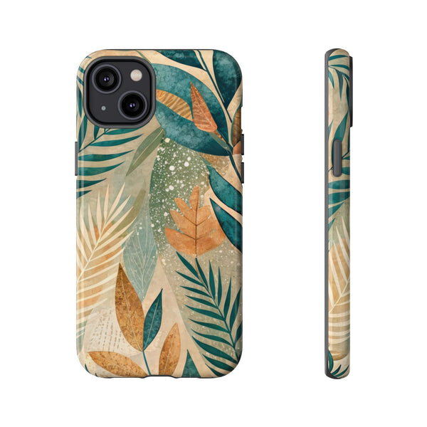 Boho Leaves Tough Phone Case