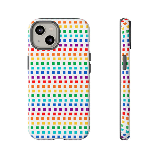 Rainbow on white -  Tough Case