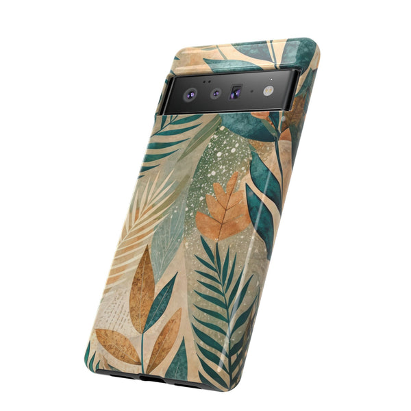 Boho Leaves Tough Phone Case