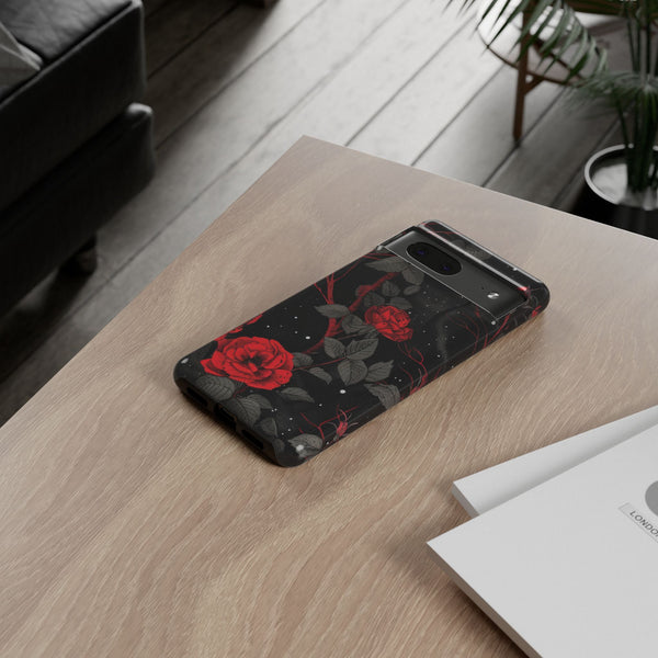 Dark Red Roses  - Tough Phone Case