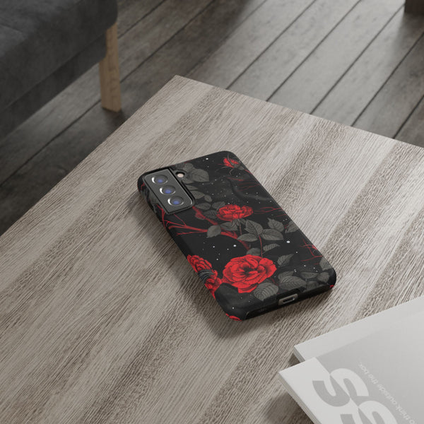 Dark Red Roses  - Tough Phone Case