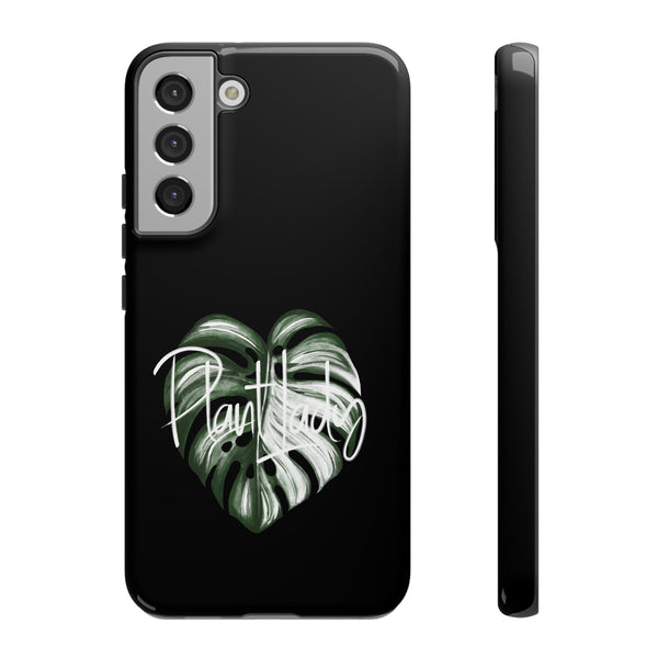 Monstera Albo Plant Lady  - Tough Phone Case