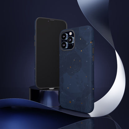 Subtle Navy Florals  - Tough Phone Case