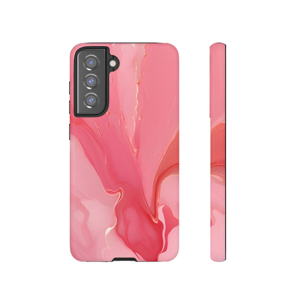 Pink Marble Tough Phone Case