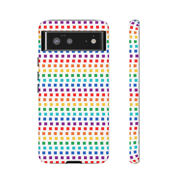 Rainbow on white -  Tough Case